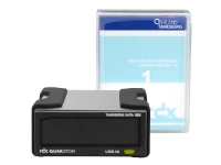 Overland-Tandberg RDX external drive kit with 1TB cartridge, black, USB3+