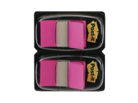 Post-it index medium flag, i dobbeltpakke, pink, pakke a 50 ark