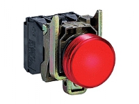 Schneider Electric XB4BVB4, 2,2 cm, 24 V, Rød, IP66, CSA