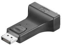 Goobay DVI-D/DP Adapter, DVI-D, DP M, Sort