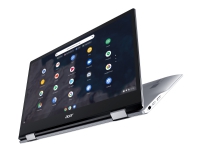 Acer Chromebook Spin 513 CP513-1HL-S17G - Flippdesign - Snapdragon 7c Kryo 468 - Chrome OS (med Chrome Enterprise Upgrade) - Qualcomm Adreno 618 - 8 GB RAM - 128 GB eMMC - 13.3 IPS berøringsskjerm 1920 x 1080 (Full HD) - Wi-Fi 5 - 4G - lys sølv - kb