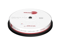 Primeon 2761254 DVD+R DL disc 8.5 10 stk Spindel Kan forsynes med print