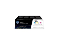 Lasertoner hp 125a cf372am, pakke a 3 x 1.400 sider, trefarvet