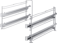 Samsung MA-RS272 - 2-nivå teleskophylleskinner - for Samsung NV70H5587, NV70K1310, NV70K1340, NV70K2340, NV70K3370 Avant NV70K2340