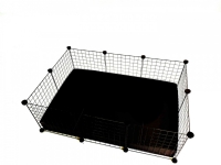 C&C Modulært bur 3x2 110x75 cm marsvin, pindsvin, sort