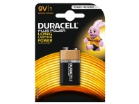 Duracell Plus 100, Engangsbatteri, 9V, Alkalinsk, 9 V, 1 stykker, Beige, Sort