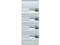 HAGER Gruppetavle GD413F 4 x 13 moduler med PE-klemme HxBxD: 625 x 250 x 103 mm IP 30, Hvid RAL 9010