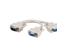Goobay 1x SVGA/2x SVGA, VGA (D-Sub), 2 x VGA (D-Sub), Grå, Hankjønn/hunkjønn