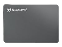 Transcend StoreJet 25C3 - Harddisk - 2 TB - ekstern (bærbar) - 2.5 - USB 3.0 - jerngrå