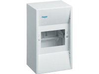 HAGER Miniafdækning GD104E 4 moduler med PE-klemme HxBxD: 180 x 110 x 82 mm IP 30