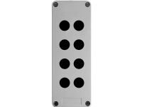 SCHNEIDER ELECTRIC Trykknapkasse kapsling. Med 8 huller Ø22 mm mm 85x226x83 mm.