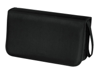 Hama CD Wallet 80 - Lomme for CD/DVD-plater - 80 plater - nylon - svart