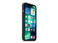 Apple - Baksidedeksel for mobiltelefon - med MagSafe - lær - midnatt - for iPhone 13 Pro