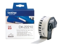 Brother DK-22210 - Svart på hvitt - Rull (2,9 cm x 30,5 m) merkelapper - for Brother QL-1050, 1060, 500, 550, 560, 570, 580, 600, 650, 700, 710, 720, 820