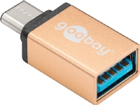 Goobay 56622, USB-C, USB-A, Gull