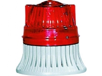 ANDERSSONS AGENTUR Blinklampe, type 332N.24-240, 24-240V AC, RØD, Leveres uden lyskilde (BA15D 5W), IP54