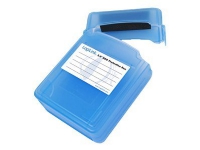 LogiLink 2.5 HDD Protection Box for 2 HDDs - Beskyttelsesboks for harddisk - blå