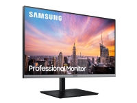 Samsung S27R650FDU - SR650 Series - LED-skjerm - 27 - 1920 x 1080 Full HD (1080p) @ 75 Hz - IPS - 250 cd/m² - 1000:1 - 5 ms - HDMI, VGA, DisplayPort - mørkegrå/blå