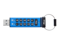 Kingston DataTraveler 2000 - USB-flashstasjon - kryptert - 4 GB - USB 3.1 Gen 1