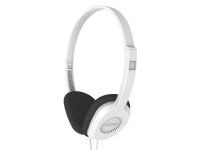 Koss KPH8, Hodetelefoner, Hodebånd, Musikk, Svart, Hvit, Koblet med ledninger (ikke trådløs), Supraaural