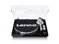 Lenco LBT-188, Beltedrevet platespiller, Valnøtt, 33,45 RPM, Rotasjon, Straight tonearm, AC