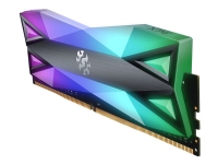 XPG SPECTRIX D60G - DDR4 - sett - 16 GB: 2 x 8 GB - DIMM 288-pin - 3200 MHz / PC4-25600 - CL16 - 1.35 V - ikke-bufret - ikke-ECC - wolframgrå
