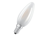 OSRAM - LED-lyspære - form: B35 - mattslipt finish - E14 / B22d - 4 W (ekvivalent 40 W) - klasse E - varmt hvitt lys - 2700 K (en pakke 2)