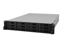 Synology SA3600 - NAS-server - 12 brønner - kan monteres i rack - SATA 6Gb/s / SAS - RAID 0, 1, 5, 6, 10, JBOD, 5 hot spare, 6 hot spare, 10 hot spare, 1 aktiv reservedel, RAID F1, F1 driftsklar reservedel - RAM 16 GB - Gigabit Ethernet / 10 Gigabit