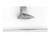 Bosch Serie | 2 DWP66BC50 - Panser - røykkanal - bredde: 60 cm - dybde: 50 cm - ekstraksjon og resirkulasjon (med ekstra resirkulasjonssett) - med intern motor - rustfritt stål