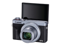 Canon PowerShot G7 X Mark III - Battery Kit - digitalkamera - kompakt - 20.1 MP - 4K / 30 fps - 4.2optisk x-zoom - Wi-Fi, Bluetooth - sølv