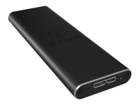 RaidSonic ICY BOX IB-183M2 - Drevkabinett - M.2 - M.2 Card - USB 3.0 - svart