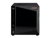 ASUSTOR Drivestor 4 Pro AS3304T - NAS-server - 4 brønner - RAID 0, 1, 5, 6, 10, JBOD, 5 hot spare, 1 aktiv reservedel - RAM 2 GB - 2.5 Gigabit Ethernet - iSCSI støtte