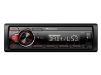 Pioneer MVH-130DAB, Sort, Rød, 1 DIN, 200 W, 50 W, Android, Rotasjon