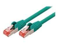 Nedis - Nettverkskabel - RJ-45 (hann) til RJ-45 (hann) - 30 m - SFTP - CAT 6 - formstøpt, rund - grønn
