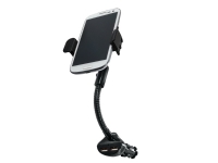 LogiLink PA0121, Mobiltelefon/smarttelefon, Aktiv holder, Bil, Svart