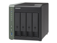 QNAP TS-431X3 - NAS-server - 4 brønner - SATA 6Gb/s - RAID 0, 1, 5, 6, 10, JBOD, 5 hot spare, 6 hot spare, 10 hot spare - RAM 4 GB - Gigabit Ethernet / 2.5 Gigabit Ethernet / 10 Gigabit Ethernet - iSCSI støtte