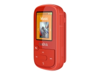 SanDisk Clip Sport Plus - Digital spiller - 32 GB - rød