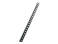 GBC CombBind - 14 mm - 21 ringer - A4 (210 x 297 mm) - 125 ark - svart - 100 stk plastbindekam - for P/N: 2101435, 4400399, IB271106, IB271717