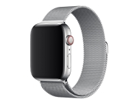 Apple 44mm Milanese Loop - Klokkestropp for smart armbåndsur - 150 - 200 mm - sølv - for Watch (42 mm, 44 mm, 45 mm)
