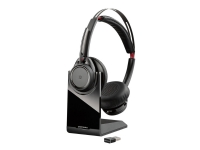 Poly Voyager Focus UC B825-M - Hodesett - on-ear - Bluetooth - trådløs - aktiv støydemping - Certified for Microsoft Teams - for Microsoft Lync