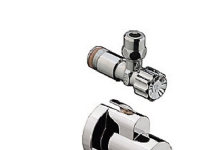 HG Flowstar Stopventil+kappe - med dækkappe, krom. Passer til 740051004