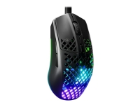 SteelSeries Aerox 3 - Mus - ergonomisk - høyrehendt - optisk - 6 knapper - kablet - USB - matt svart