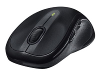 Logitech M510 - Mus - høyrehendt - laser - 5 knapper - trådløs - 2.4 GHz - USB trådløs mottaker - svart