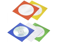 Basetech CD/DVD cover BT-2267608 Blå , Grøn, Orange, Hvid, Gul 1 stk