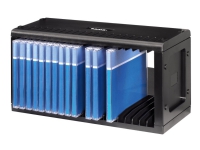 Hama CD Rack 20 - Medialager - plastikk - svart - 20 x CD