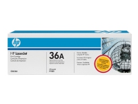 HP 36A - 2-pack - svart - original - LaserJet - tonerpatron (CB436AD) - for LaserJet M1120 MFP, M1120n MFP, M1522n MFP, M1522nf MFP, P1505, P1505n, P1506
