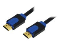 LogiLink CHB1110, 10 m, HDMI Type A (Standard), HDMI Type A (Standard), 10,2 Gbit/s, Svart, Blå