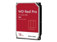 WD Red Pro NAS Hard Drive WD181KFGX - Harddisk - 18 TB - intern - 3.5 - SATA 6Gb/s - 7200 rpm - buffer: 512 MB
