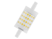 OSRAM LED LINE - LED-lyspære - form: korn - klar finish - R7s - 9.5 W (ekvivalent 75 W) - klasse E - varmt hvitt lys - 2700 K