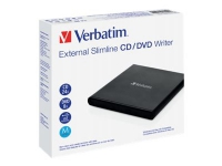 Verbatim - Platestasjon - DVD±RW (±R DL) / DVD-RAM - 8x/8x/5x - USB 2.0 - ekstern